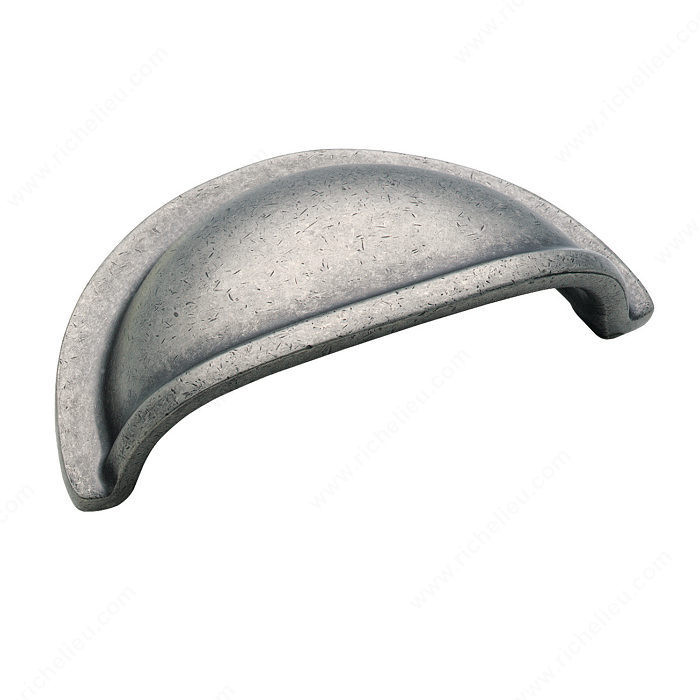 Transitional Brass Pull - 3621, Finish Weathered Nickel