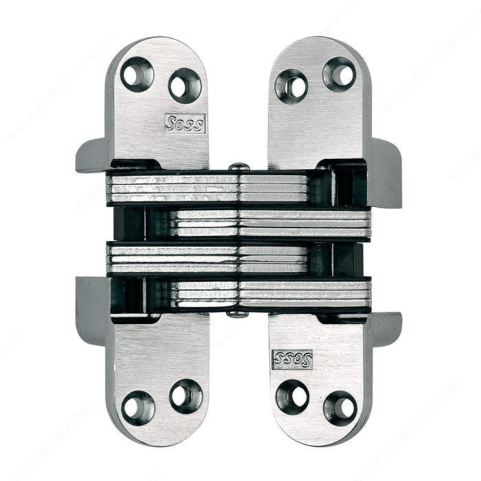 Concealed Steel Hinge - Model #218, The hinge is invisible when closed., Finish Oil-Rubbed Bronze