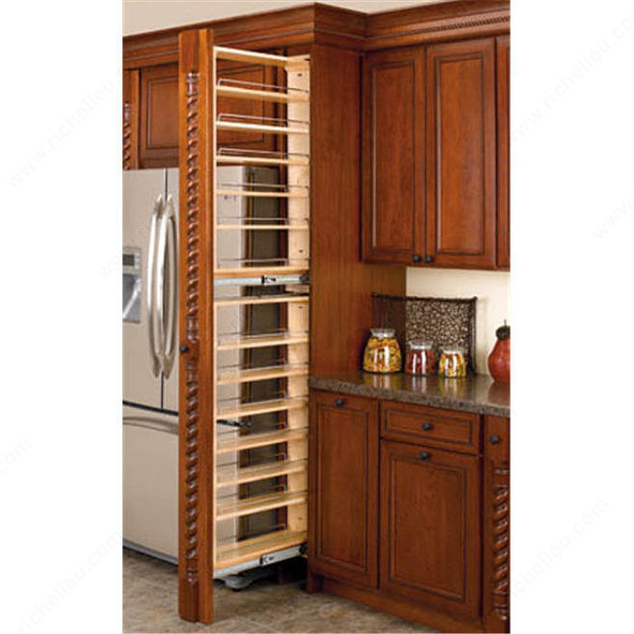 Tall Filler Organizer with Adjustable Shelves, Height 44 1/2 in