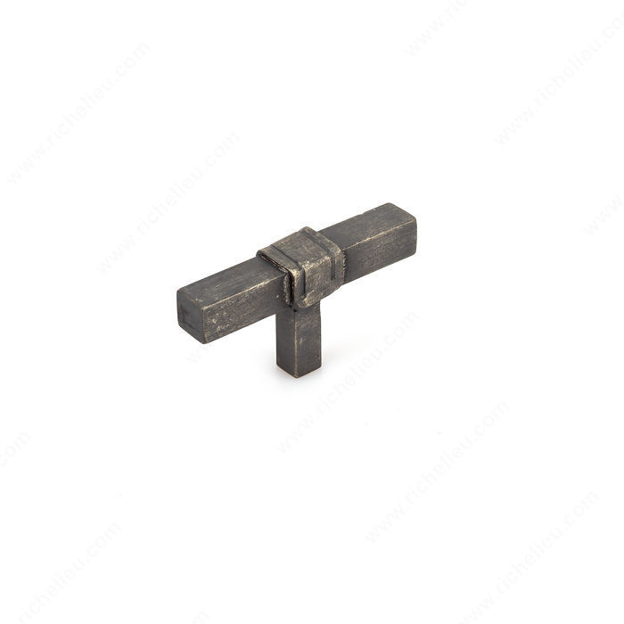Contemporary Forged Iron Knob - 4404,