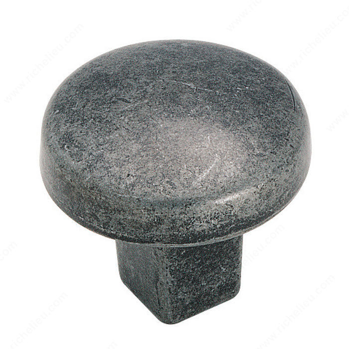 Eclectic Zinc Knob - 4425, Finish Wrought Iron