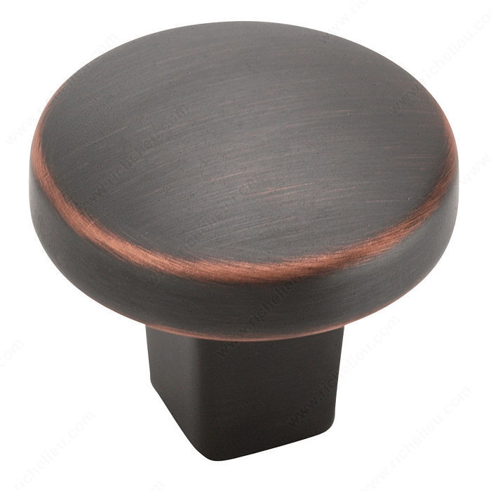 Eclectic Zinc Knob - 4425, Finish Oil Rubbed Bronze