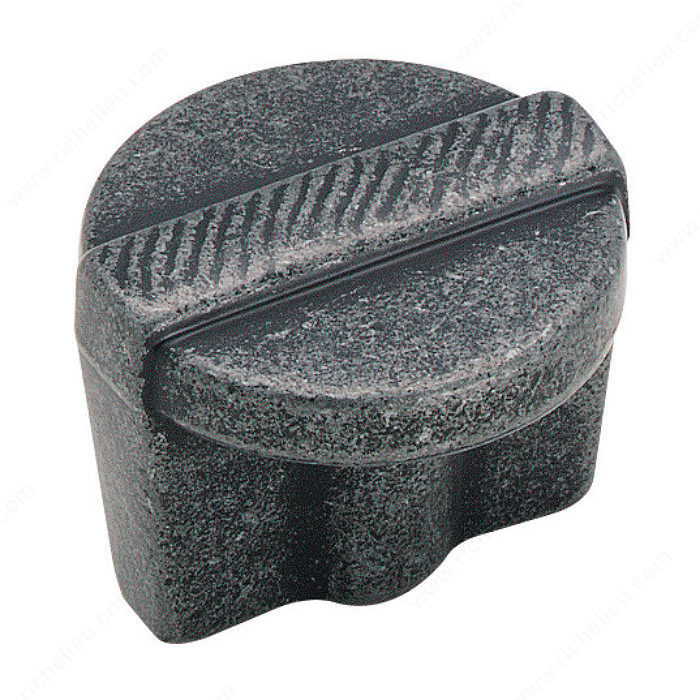 Eclectic Zinc Knob - 4427, Finish Wrought Iron