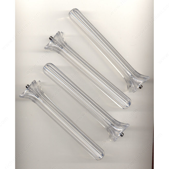 Set of 4 Modulo Pegs, Finish Clear