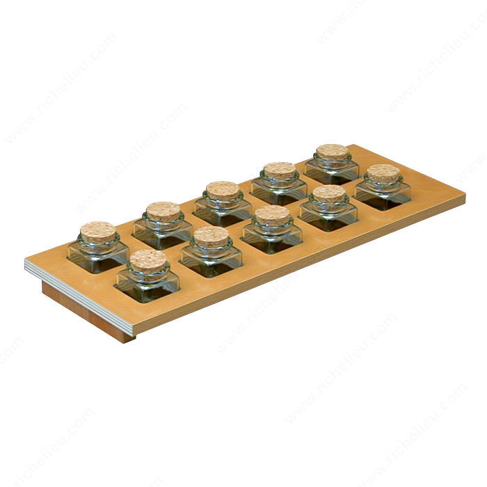 Spice Rack Insert Choose Finish Any size up to 24x24" place note with exact size
