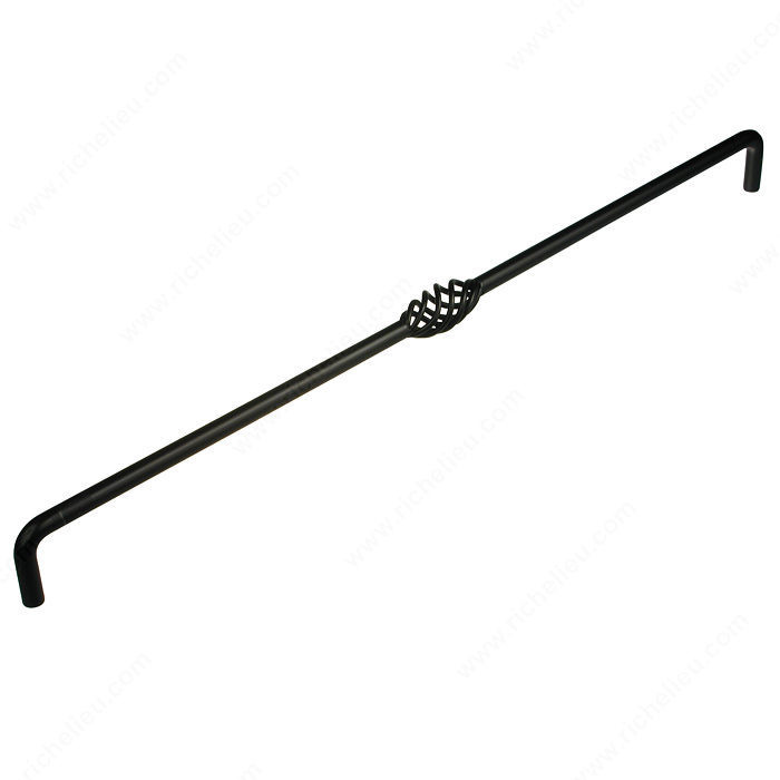 Traditional Metal Pull - 4486, Finish Matte Black