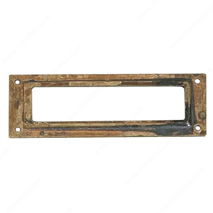 Card Holder, Finish Oxidized Brass PRO-PACK 2