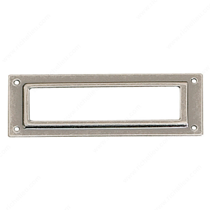 Card Holder, Finish Faux Iron