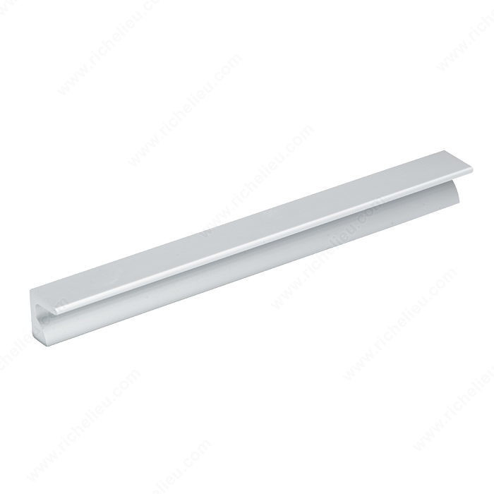 Contemporary Aluminum Edge Pull - 4604, Center to Center 128 mm, Length - Overall Dimensions 150 mm, Screw/Nail 8/32 (Not Included)