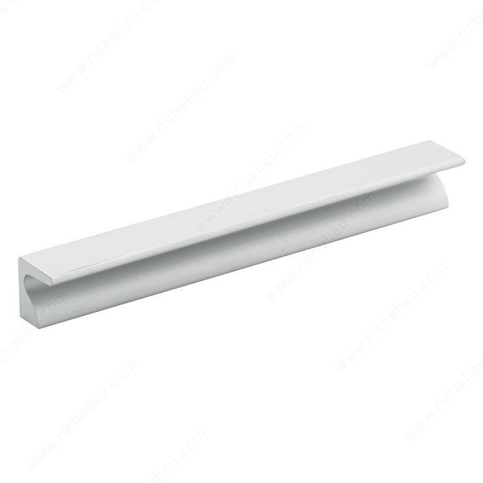Contemporary Aluminum Edge Pull - 4604, Center to Center 96 mm, Length - Overall Dimensions 120 mm, Screw/Nail 8/32 (Not Included)