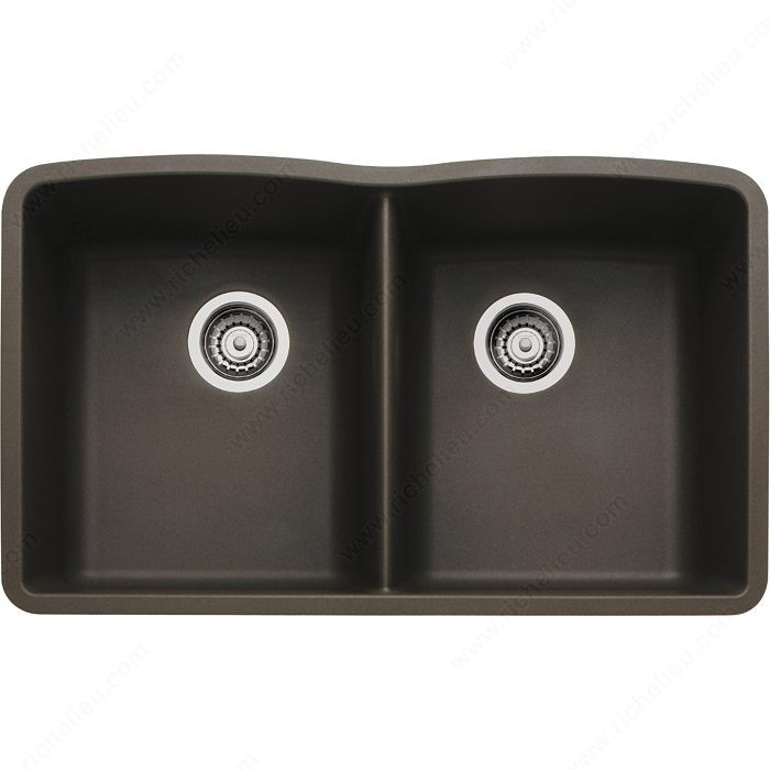 Blanco Sink - Diamond U 2, Finish Cafe