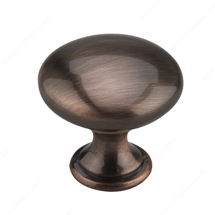 Traditional Metal Knob - 484S,PRO-PACK 2