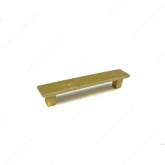 Contemporary Metal Pull - 4948, Finish Burnished Brass