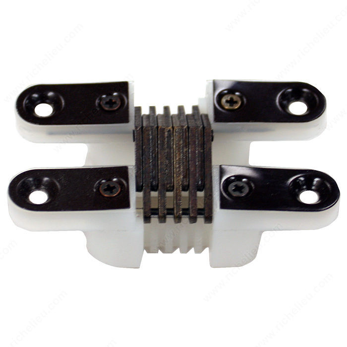 Plastic Concealed Hinge with 180G Opening Angle, Light duty, Finish Bronze