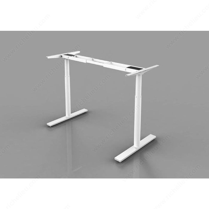 Aces Adjustable Bases, 2 adjustable legs, Finish White