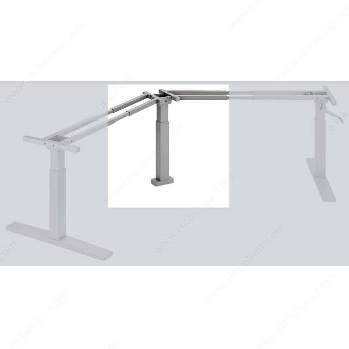 Manny 120G Third Leg, Stainless steel spindle with ridged steel table legs.,