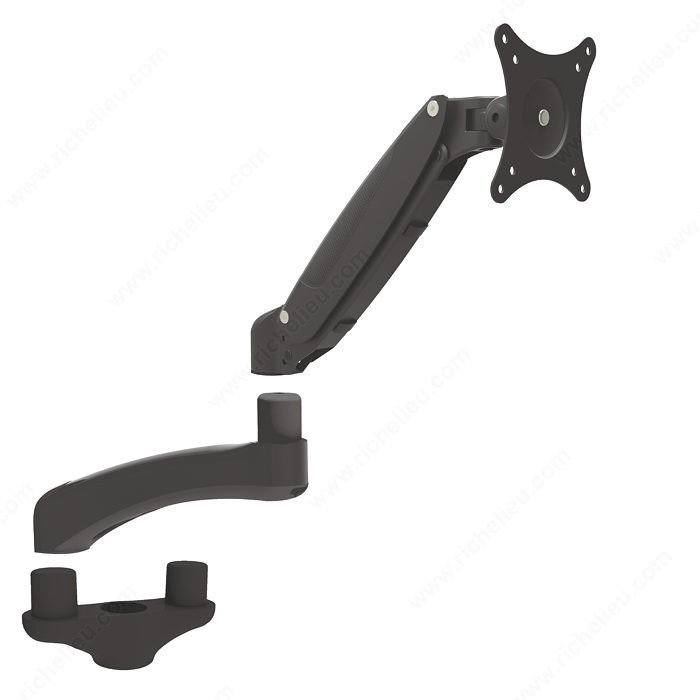 Flexa Floating Dual Arm Kit - Height Adjustable, Add a floating monitor to any Flexa Pole.,