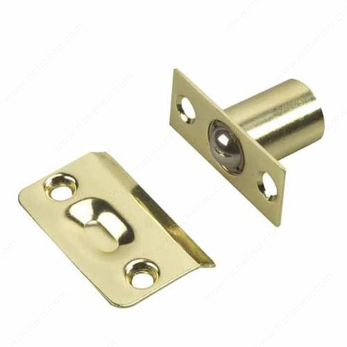 Adjustable Ball Catch, Color/Finish Brass, Collection Door Hardware PRO-PACK 2