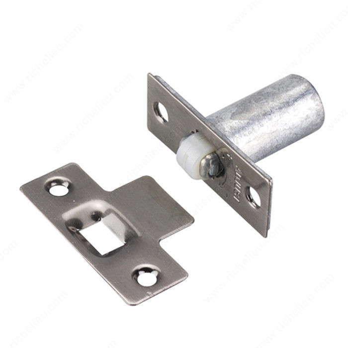 Adjustable Ball Catch with T-shaped plate, Color/Finish Antique Nickel PRO-PACK 2