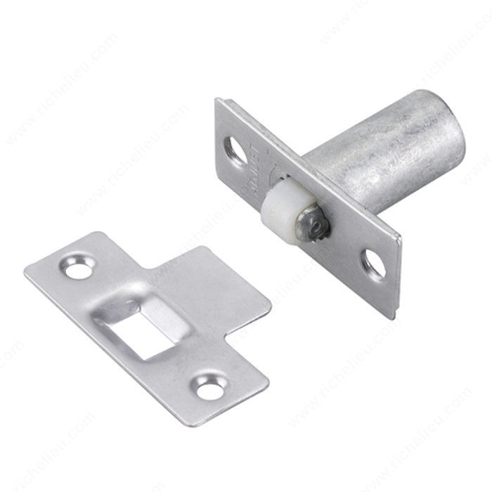 Adjustable Ball Catch with T-shaped plate, Color/Finish Brushed Chrome PRO-PACK 2