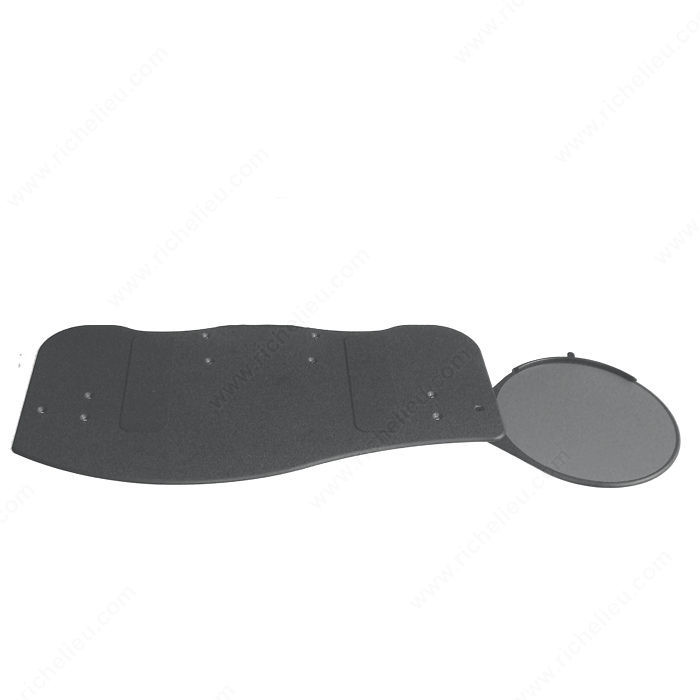 504300 Series Keyboard Tray, Mouse Tray Clamp-on, Height-Adjustable Swivel and Tilt
