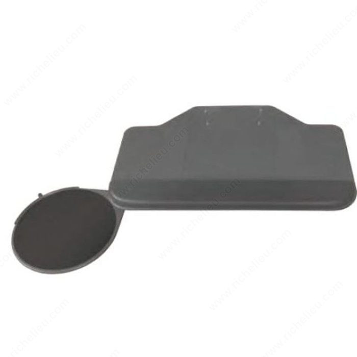 504400 Corner Series Keyboard Trays, Palm Rest Type Foam, Mouse Tray Swivel Mouse Tray, Non-Tilting