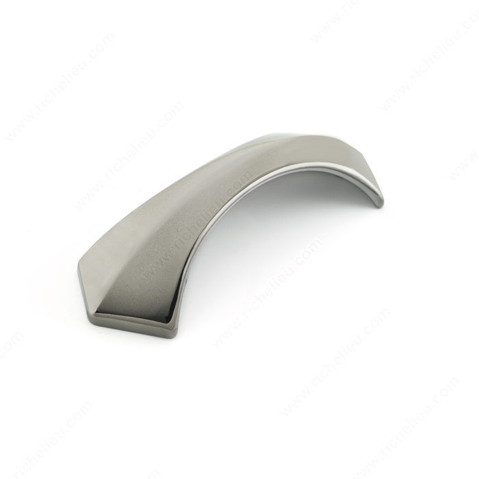 Transitional Metal Pull - 5078, Center to Center 96 mm, Finish Black Nickel, Projection - Overall Dimensions 27.9 mm
