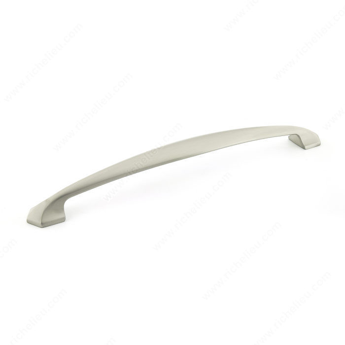 Transitional Metal Pull - 5078, Center to Center 320 mm, Finish Brushed Nickel, Projection - Overall Dimensions 42.5 mm
