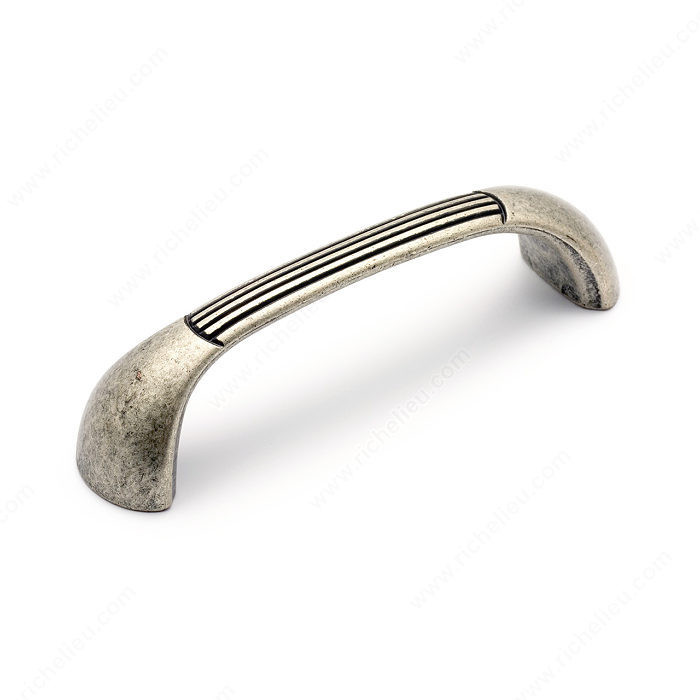 Transitional Metal Pull - 5083, Center to Center 96 mm, Finish Faux Iron, Projection - Overall Dimensions 27 mm