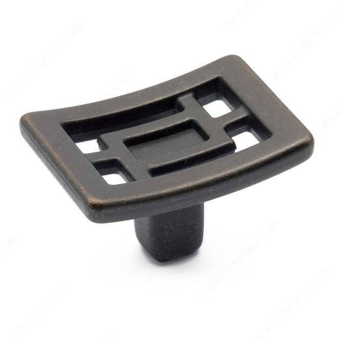 Transitional Metal Knob - 5086, Finish Old America