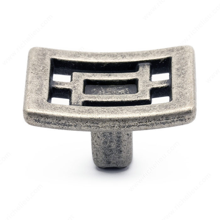 Transitional Metal Knob - 5086, Finish Faux Iron