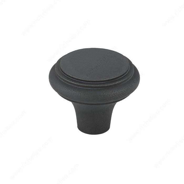 Traditional Bronze Knob - 5104, Finish Dark Bronze, Diameter - Overall Dimensions 30 mm, Projection - Overall Dimensions 25 mm