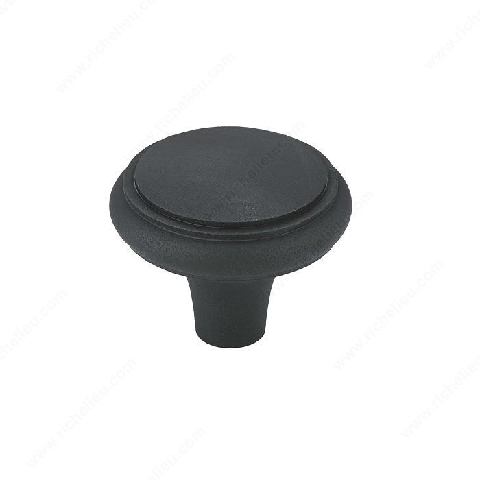 Traditional Bronze Knob - 5104, Finish Dark Bronze, Diameter - Overall Dimensions 40 mm, Projection - Overall Dimensions 33 mm