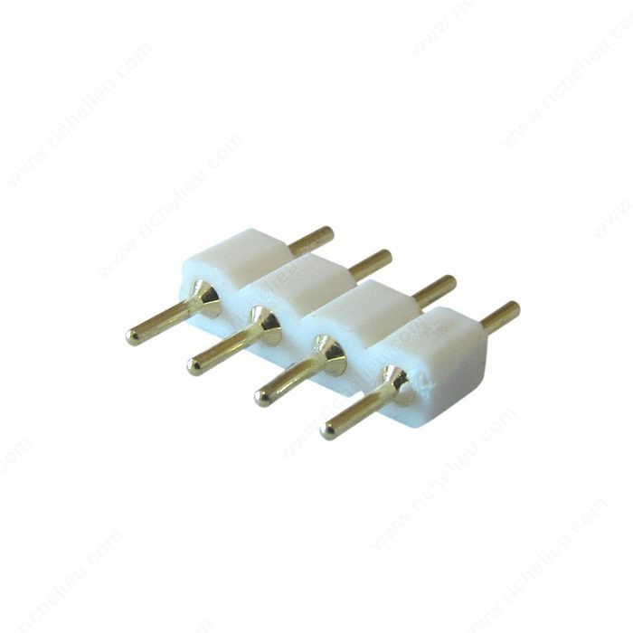 LED Flexible Tape Light Accessories, Width 7/16 in, Length 1/8 in, Light Color Neutral White PRO-PACK 2
