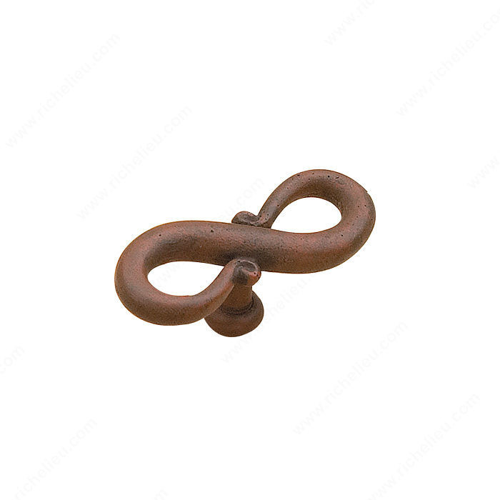 Traditional Metal Knob - 51202, Finish Antique Rust