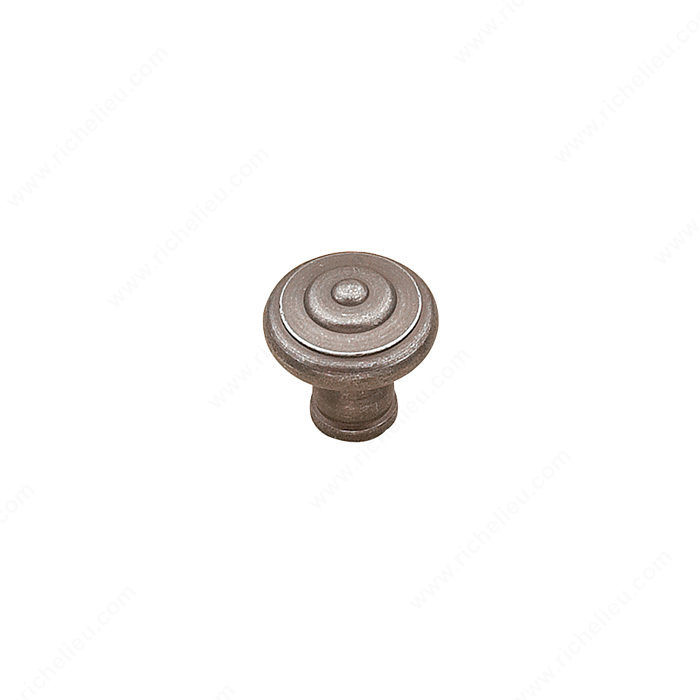 Traditional Metal Knob - 5120, Finish Natural Iron