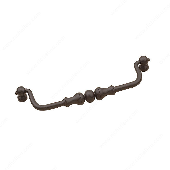 Traditional Metal Pull - 5121, Finish Matte Black