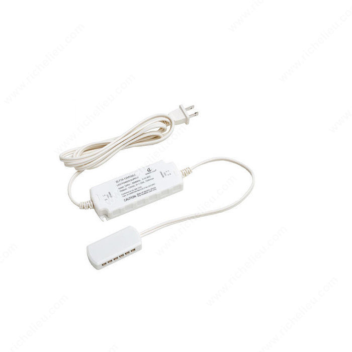 Power Supplies 12V, Watts 15 W, Height 23/32 in, Length 5 1/16 in, Width 1 13/16 in