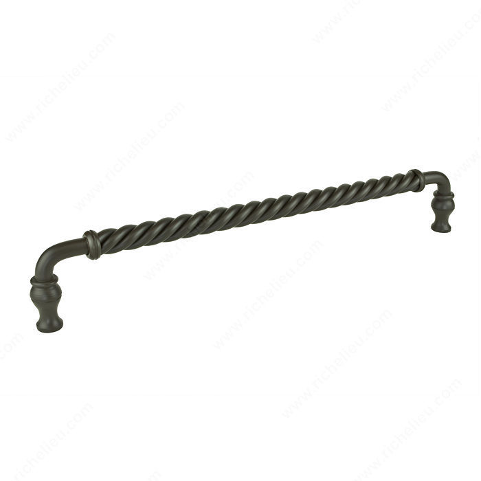 Traditional Metal Pull - 5121, Center to Center 12 in, Finish Oil-Rubbed Bronze
