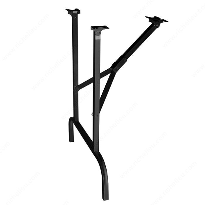 720 mm (28-3/8'') - Folding Table Legs, Finish Black