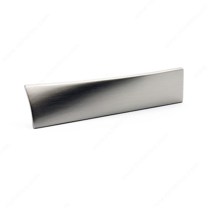 Contemporary Metal Pull - 5182, Center to Center 64 mm, Finish Brushed Nickel, Length - Overall Dimensions 110 mm