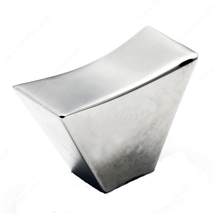 Contemporary Metal Knob - 5187, Finish Chrome