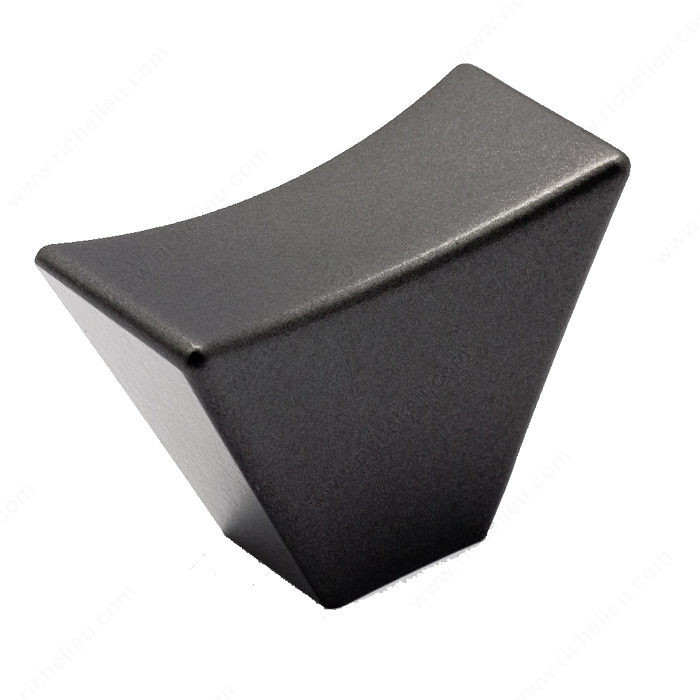Contemporary Metal Knob - 5187, Finish Graphite