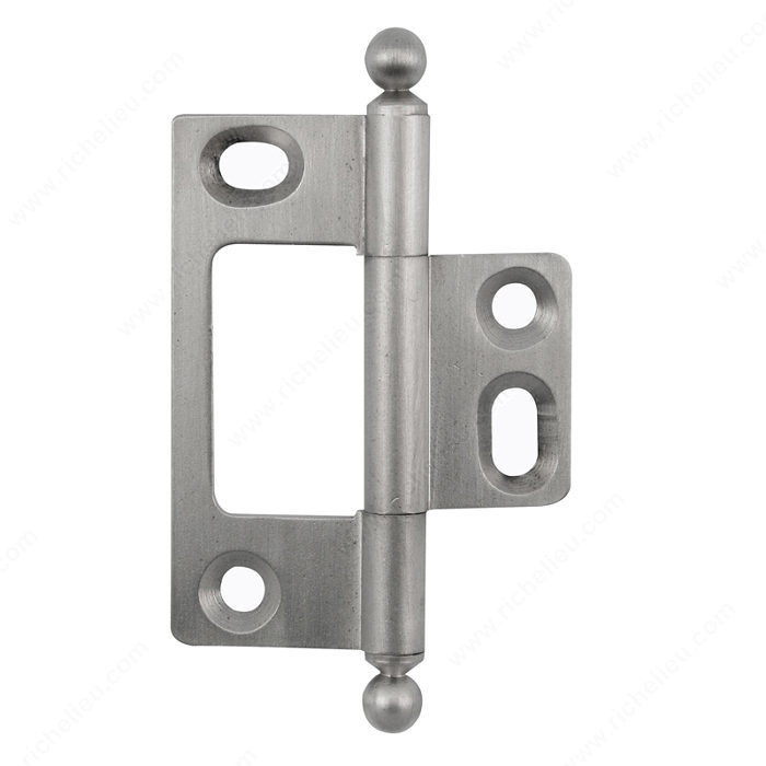 Classic Brass Bifold Hinge - 5202, Finish Brushed Nickel, Finish Number 195
