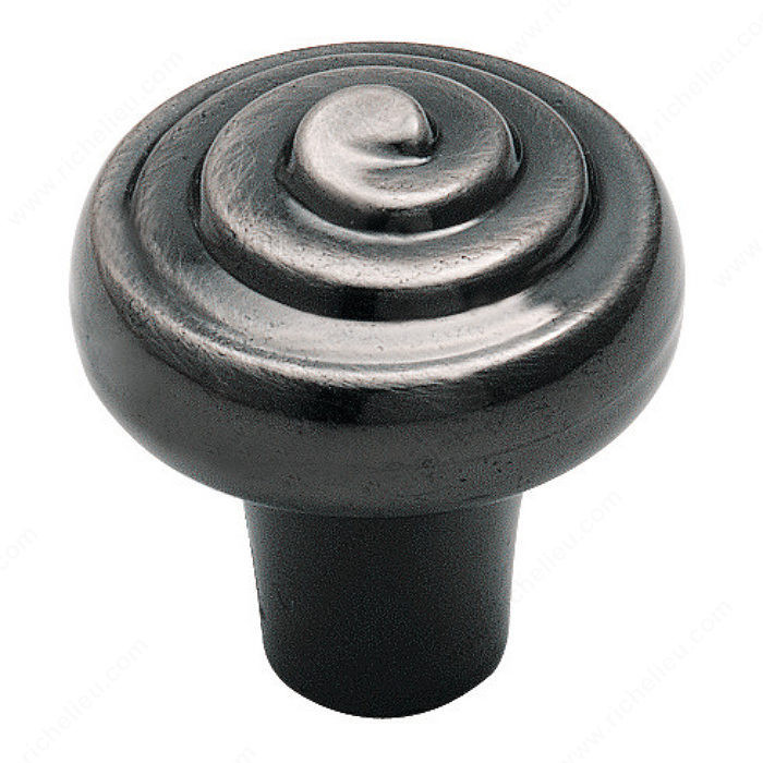Eclectic Zinc Knob - 5261, Finish Pewter