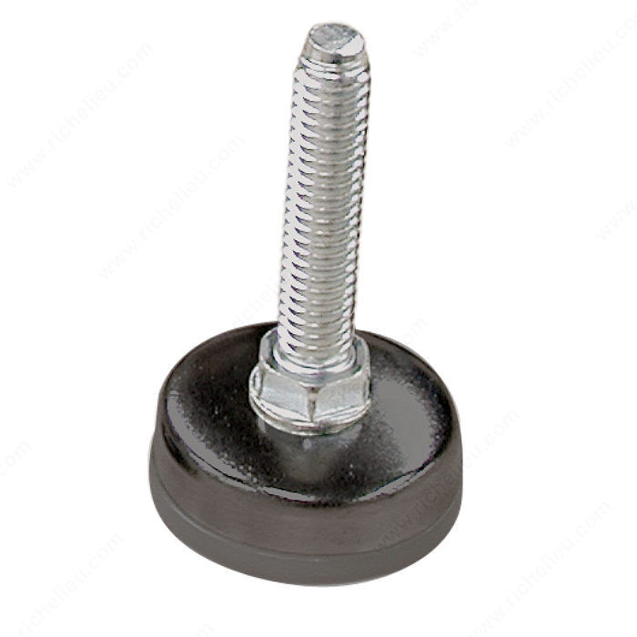 Leveler, Base diameter 1 in, Threaded Stem 5/16" - 18, Stem Length 1 in, Height - Overall Dimensions 1 5/8 in PRO-PACK 5