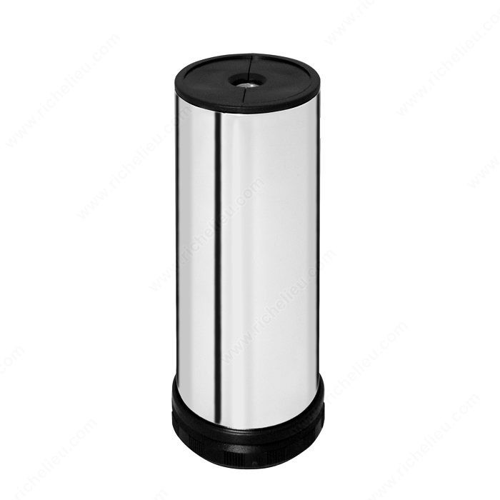 Adjustable Furniture Leg - 550, 30 mm (1- 3/16'') adjustment option, Height 150 mm, Finish Chrome
