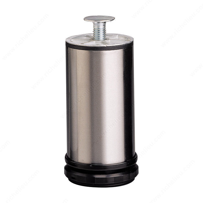 Adjustable Furniture Leg - 550, 30 mm (1- 3/16'') adjustment option, Height 150 mm, Finish Stainless Steel