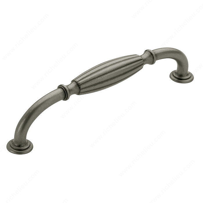 Metal Pull - Allison Collection 5522, Center to Center 8 in, Finish Weathered Nickel