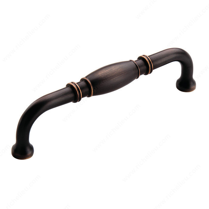 Allison Zinc Pull - 55245, Center to Center 128 mm, Finish Oil Rubbed Bronze